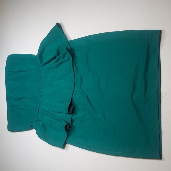 Mango Suit Green Strapless tube Dress US Size XS - Picture 1 of 6